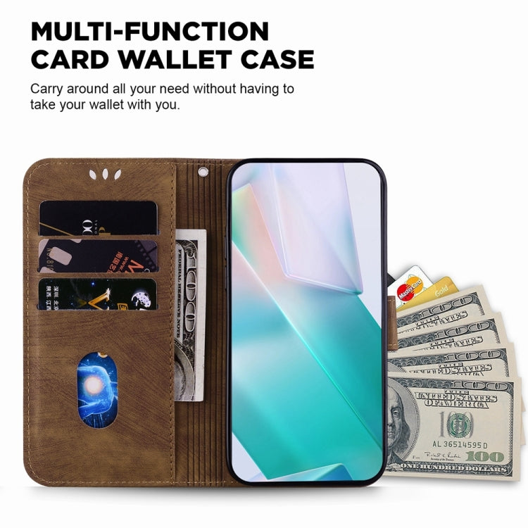 For Honor X5 Plus / Play 40C Little Tiger Embossed Leather Phone Case(Brown) - Honor Cases by PMC TechLife | Online Shopping South Africa | PMC TechLife