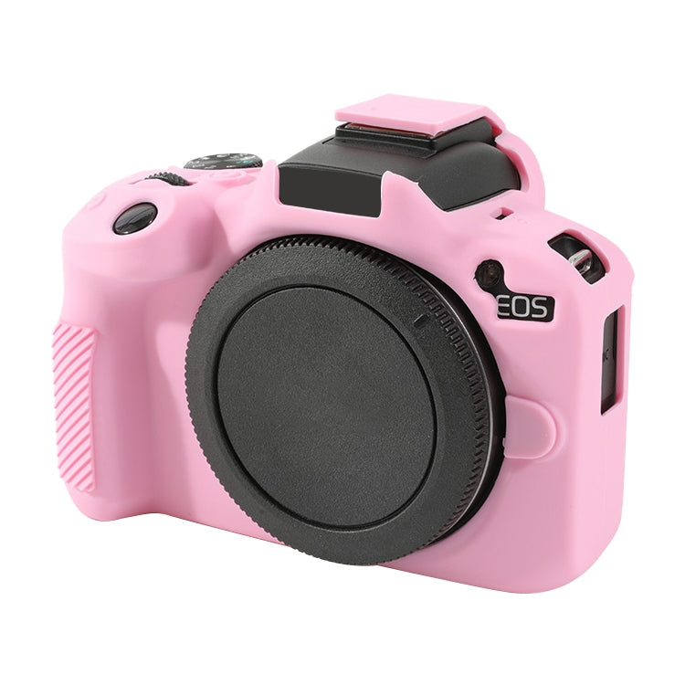 For Canon EOS R50 Soft Silicone Protective Case(Pink) - Protective Case by PMC TechLife | Online Shopping South Africa | PMC TechLife | Buy Now Pay Later Mobicred