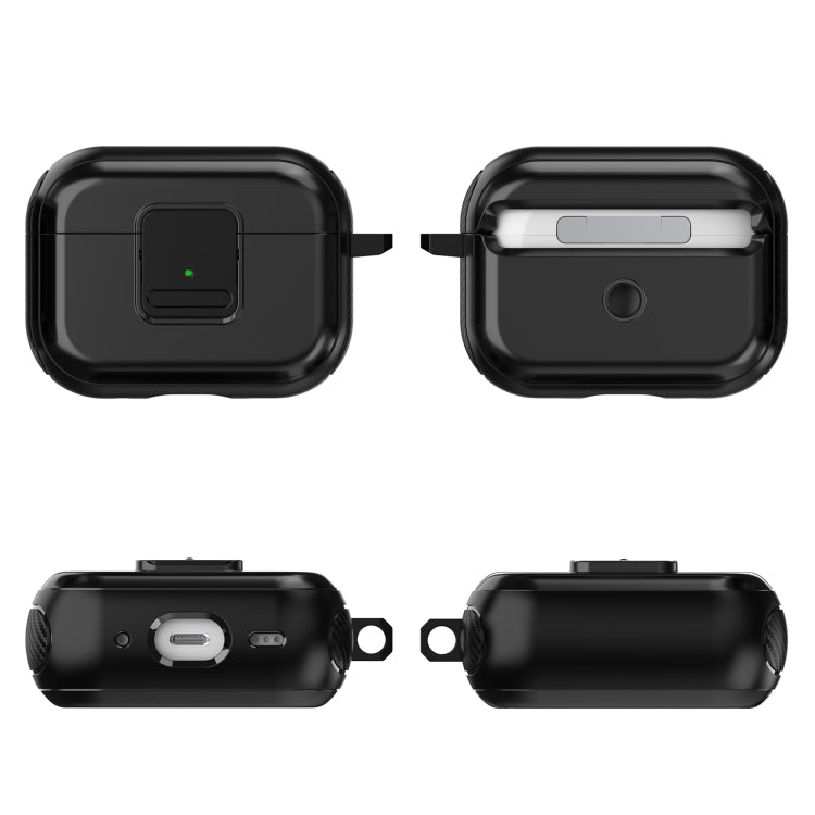 For AirPods 3 TPU + PC Wireless Earphones Case with Magnetic Switch(Green) - For AirPods 3 by PMC Jewellery | Online Shopping South Africa | PMC Jewellery | Buy Now Pay Later Mobicred