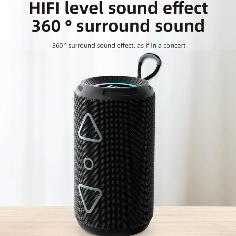 T&G TG-656 Portable Wireless 3D Stereo Subwoofer Bluetooth Speaker Support FM / LED Atmosphere Light(Blue) - free shipping - PMC Jewellery - Order now!