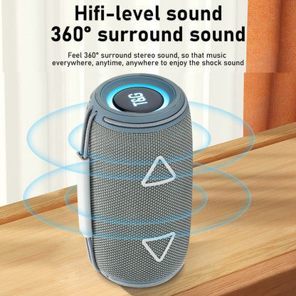 T&G TG-657 Portable Wireless 3D Stereo Subwoofer Bluetooth Speaker Support FM / LED Atmosphere Light(Blue) - Desktop Speaker by T&G | Online Shopping South Africa | PMC Jewellery | Buy Now Pay Later Mobicred