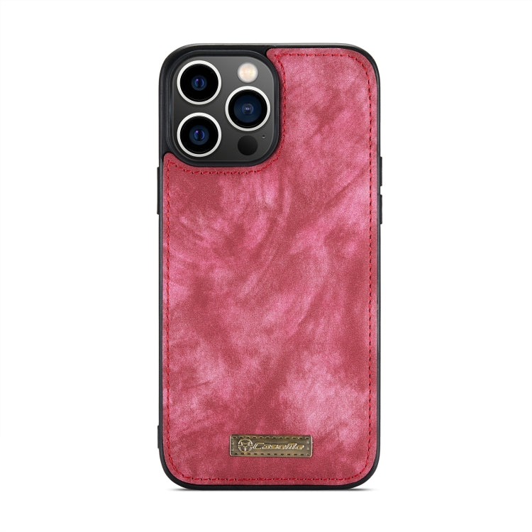 For iPhone 15 Pro CaseMe 008 Detachable Multifunctional Leather Phone Case(Red) - iPhone 15 Pro Cases by CaseMe | Online Shopping South Africa | PMC Jewellery | Buy Now Pay Later Mobicred