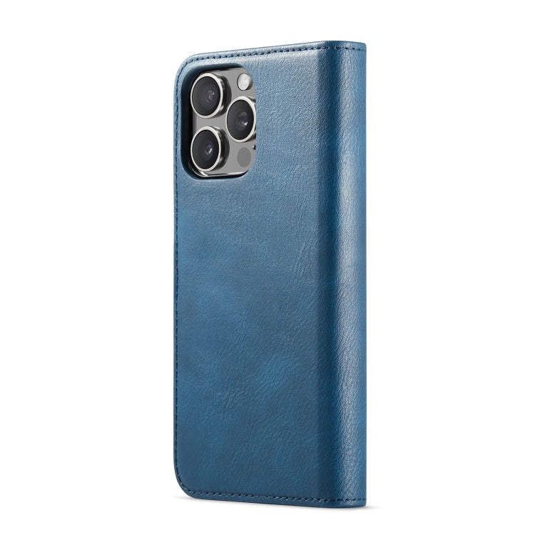 For iPhone 16 Pro Max DG.MING Crazy Horse Texture Detachable Magnetic Leather Phone Case(Blue) - iPhone 16 Pro Max Cases by DG.MING | Online Shopping South Africa | PMC Jewellery | Buy Now Pay Later Mobicred