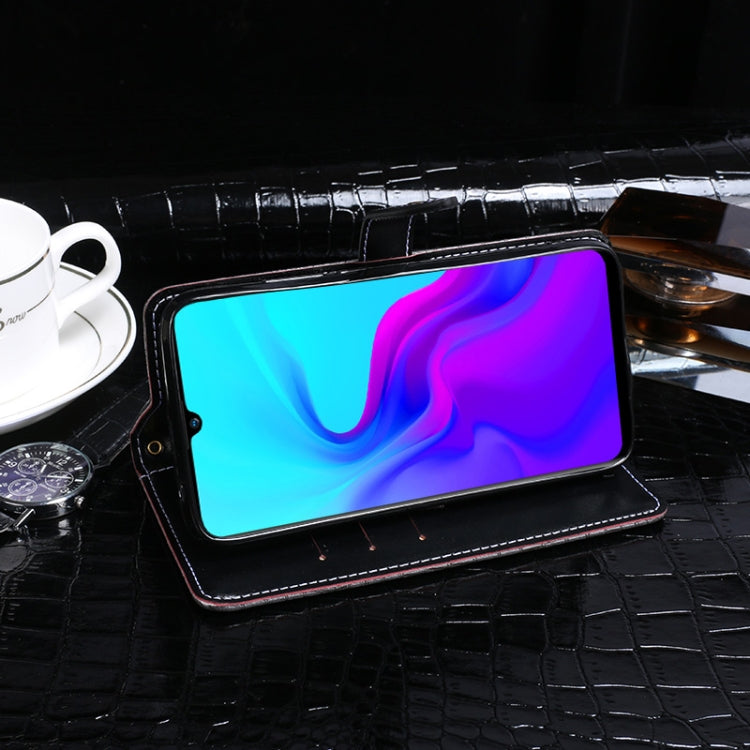 For Blackview A80 idewei Crocodile Texture Horizontal Flip Leather Case with Holder & Card Slots & Wallet(Black) - More Brand by idewei | Online Shopping South Africa | PMC TechLife | Buy Now Pay Later Mobicred