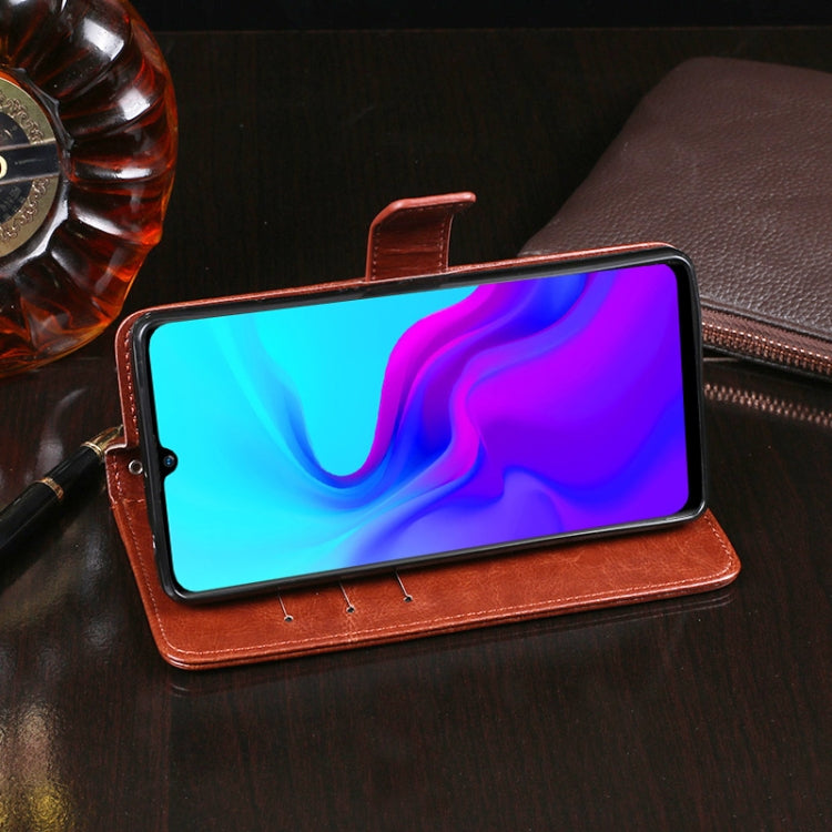 For Blackview A80 idewei Crazy Horse Texture Horizontal Flip Leather Case with Holder & Card Slots & Wallet(Sky Blue) - More Brand by idewei | Online Shopping South Africa | PMC TechLife | Buy Now Pay Later Mobicred