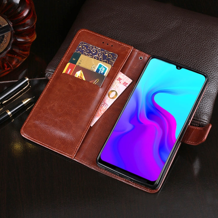 For Blackview A80 idewei Crazy Horse Texture Horizontal Flip Leather Case with Holder & Card Slots & Wallet(Red) - More Brand by idewei | Online Shopping South Africa | PMC TechLife | Buy Now Pay Later Mobicred