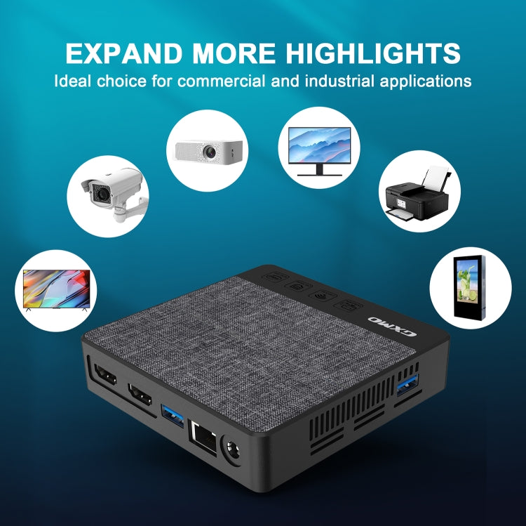 GXMO N42 Windows 11 Intel Gemini Lake N4020C Mini PC NVME SSD WiFi Mini Desktop Computer, Specification:6GB+64GB(Black) - Windows Mini PCs by GXMO | Online Shopping South Africa | PMC Jewellery | Buy Now Pay Later Mobicred