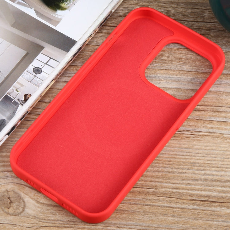 For iPhone 12 Pro MagSafe Liquid Silicone Phone Case(Red) - iPhone 12 / 12 Pro Cases by PMC TechLife | Online Shopping South Africa | PMC TechLife