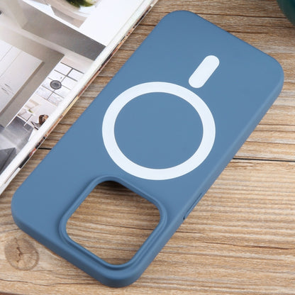 For iPhone 12 Pro MagSafe Liquid Silicone Phone Case(Blue) - iPhone 12 / 12 Pro Cases by PMC Jewellery | Online Shopping South Africa | PMC Jewellery