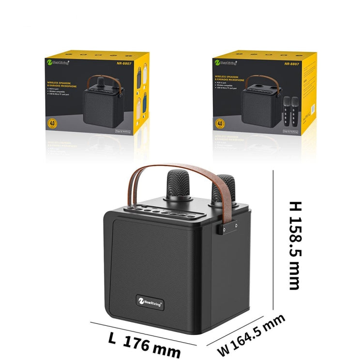 New RiXing NR8807 TWS Portable Handheld Noise Reduction Smart Wireless Bluetooth Speaker(Blue) - free shipping - PMC Jewellery - Order now!