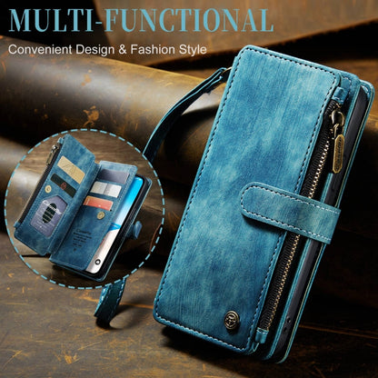 For iPhone 15 CaseMe C30 Multifunctional Leather Phone Case(Blue) - iPhone 15 Cases by CaseMe | Online Shopping South Africa | PMC Jewellery | Buy Now Pay Later Mobicred