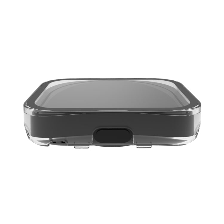 For Amazfit Bip 5 PC + Tempered Film Integrated Watch Protective Case(Black) - Watch Cases by PMC TechLife | Online Shopping South Africa | PMC TechLife | Buy Now Pay Later Mobicred