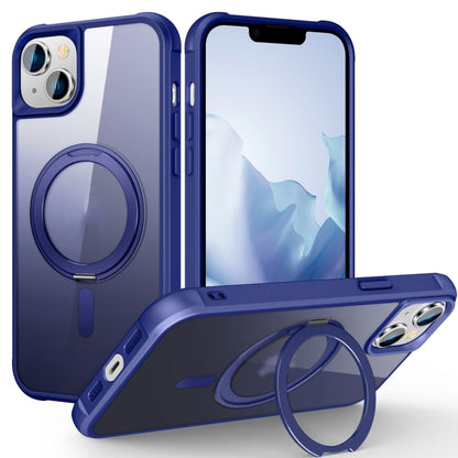 For iPhone 15 Plus MagSafe Magnetic Rotating Holder Phone Case(Klein Blue) - iPhone 15 Plus Cases by PMC Jewellery | Online Shopping South Africa | PMC Jewellery