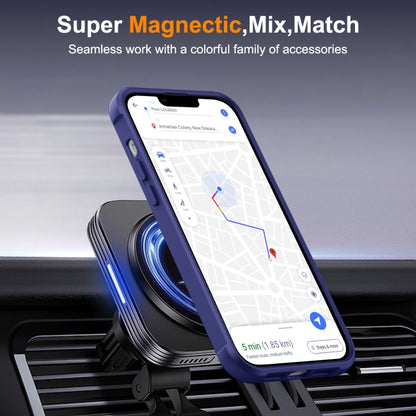 For iPhone 13 Pro MagSafe Magnetic Rotating Holder Phone Case(Klein Blue) - iPhone 13 Pro Cases by PMC Jewellery | Online Shopping South Africa | PMC Jewellery