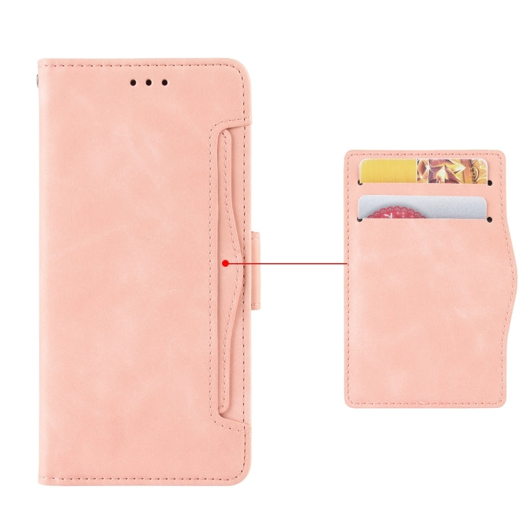 For iPhone 16 Skin Feel Calf Texture Card Slots Leather Phone Case(Pink) - free shipping - PMC TechLife - Order now!