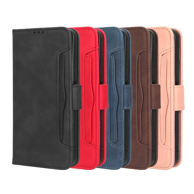 For iPhone 16 Skin Feel Calf Texture Card Slots Leather Phone Case(Pink) - free shipping - PMC TechLife - Order now!