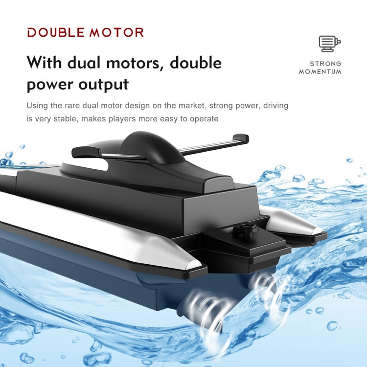 B8 Double Propeller Long Endurance High Speed Remote Control Boat(Red) - RC Boats by PMC Jewellery | Online Shopping South Africa | PMC Jewellery | Buy Now Pay Later Mobicred