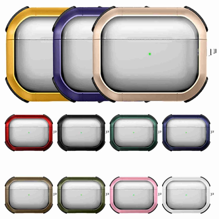 For AirPods 3 Thunder Transparent Armor Wireless Earphones Protective Case(Blue) - free shipping - PMC Jewellery - Order now!