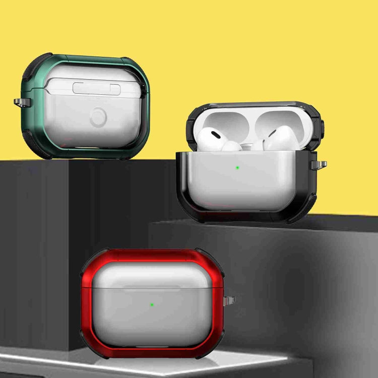 For AirPods 3 Thunder Transparent Armor Wireless Earphones Protective Case(White) - For AirPods 3 by PMC Jewellery | Online Shopping South Africa | PMC Jewellery | Buy Now Pay Later Mobicred
