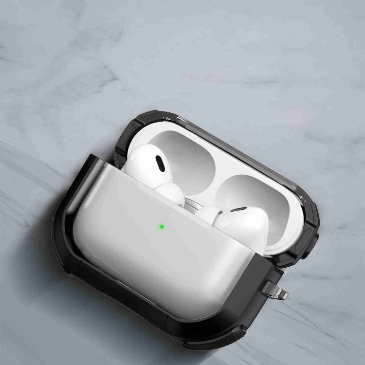 For AirPods 3 Thunder Transparent Armor Wireless Earphones Protective Case(Blue) - free shipping - PMC Jewellery - Order now!
