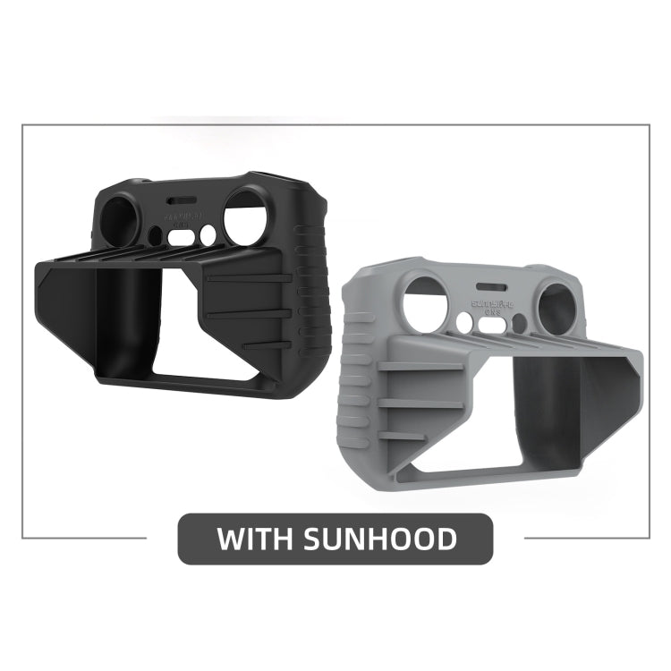 For DJI RC 2 Sunnylife Remote Control Shockproof Anti-scratch Silicone Case with Hood(Grey) - Others by Sunnylife | Online Shopping South Africa | PMC TechLife | Buy Now Pay Later Mobicred