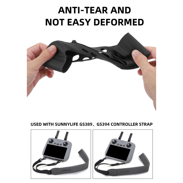 For DJI RC 2 Sunnylife Remote Control Shockproof Anti-scratch Silicone Case with Hood(Grey) - Others by Sunnylife | Online Shopping South Africa | PMC TechLife | Buy Now Pay Later Mobicred