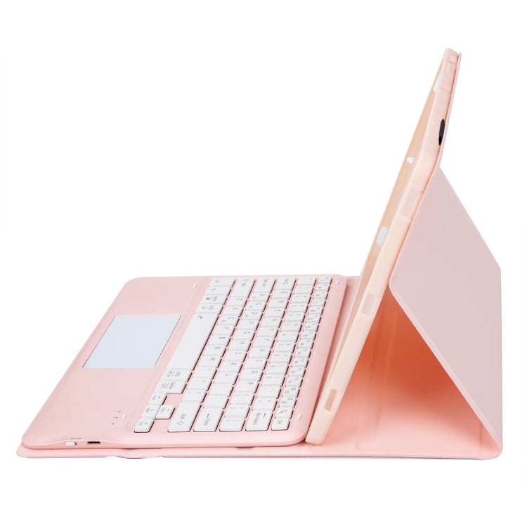 For Honor MagicPad 13 AH16-A TPU Ultra-thin Detachable Bluetooth Keyboard Tablet Leather Case with Touchpad(Pink) - Huawei Keyboard by PMC TechLife | Online Shopping South Africa | PMC TechLife