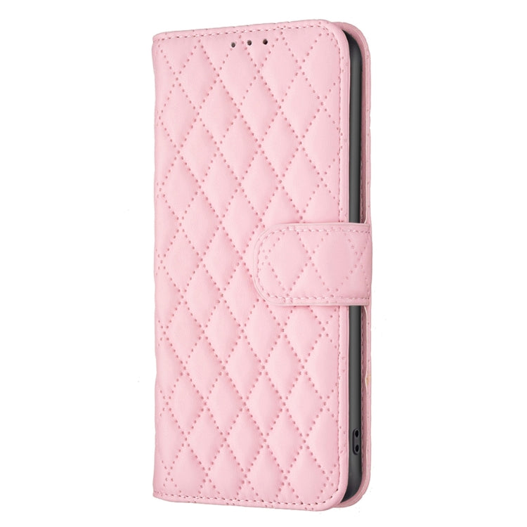 For Honor 90 5G Diamond Lattice Wallet Flip Leather Phone Case(Pink) - Honor Cases by PMC Jewellery | Online Shopping South Africa | PMC Jewellery | Buy Now Pay Later Mobicred