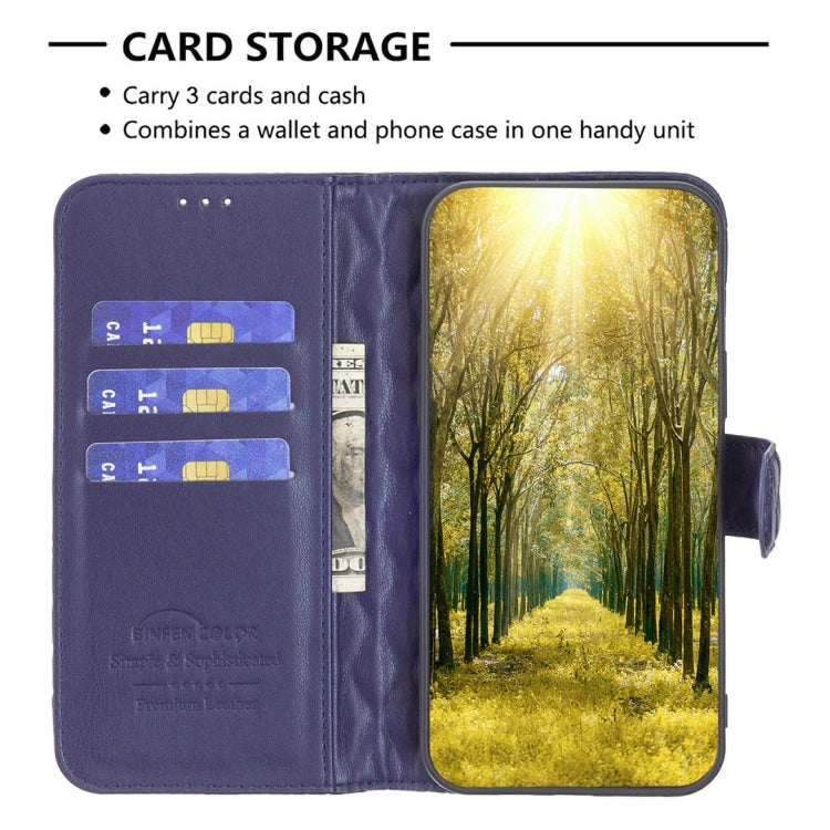 For Honor X7a Diamond Lattice Wallet Flip Leather Phone Case(Blue) - Honor Cases by PMC TechLife | Online Shopping South Africa | PMC TechLife | Buy Now Pay Later Mobicred