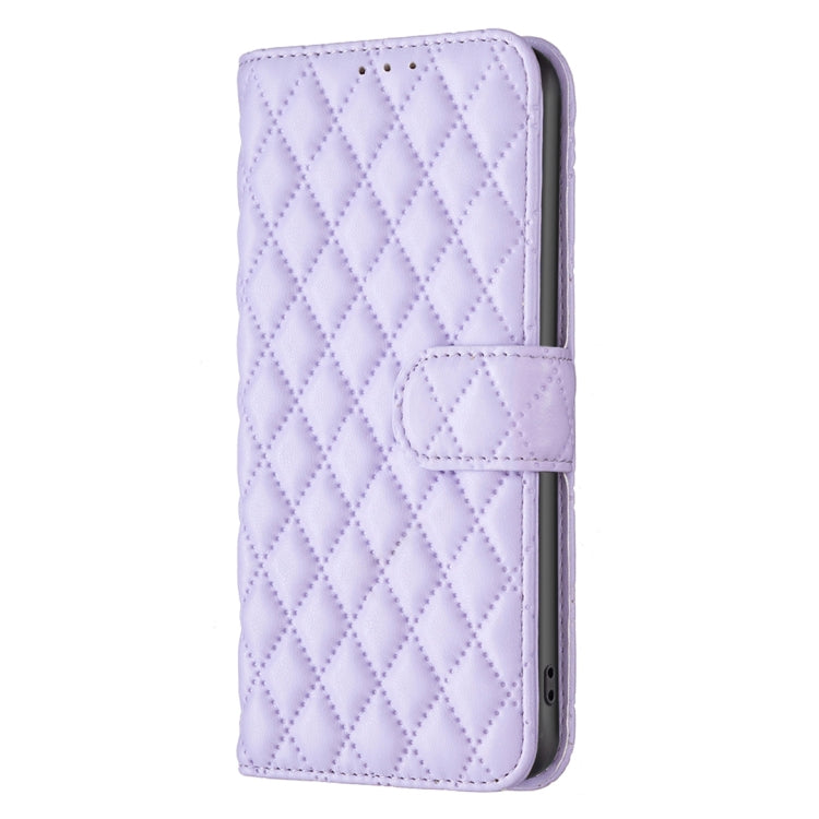 For Honor X7a Diamond Lattice Wallet Flip Leather Phone Case(Purple) - Honor Cases by PMC Jewellery | Online Shopping South Africa | PMC Jewellery | Buy Now Pay Later Mobicred