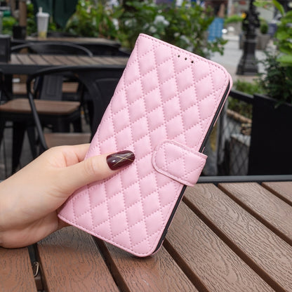 For Honor X8b Diamond Lattice Wallet Flip Leather Phone Case(Pink) - Honor Cases by PMC Jewellery | Online Shopping South Africa | PMC Jewellery | Buy Now Pay Later Mobicred