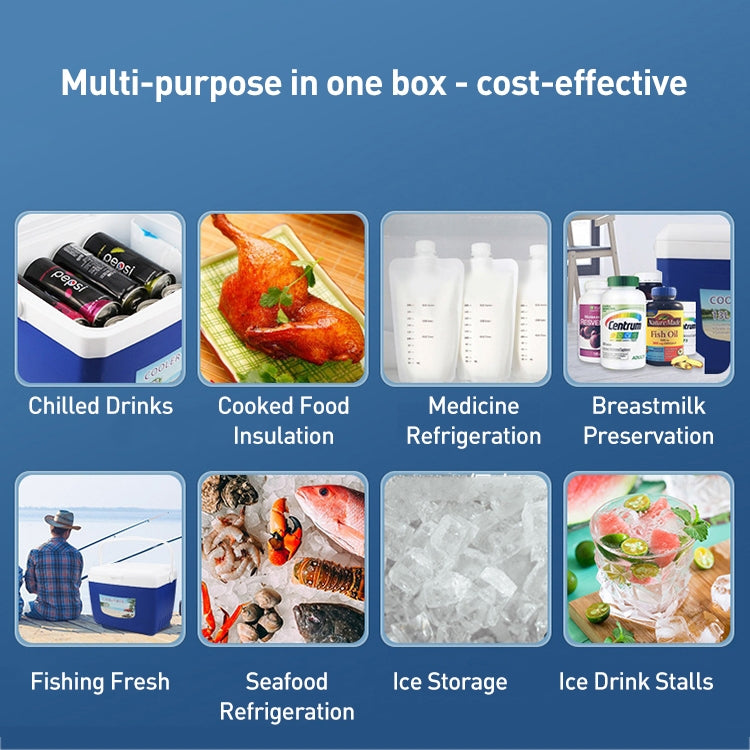 Portable Car Outdoor Ice Bucket Cooler mini Refrigerator 13L - Refrigerators by PMC TechLife | Online Shopping South Africa | PMC TechLife | Buy Now Pay Later Mobicred