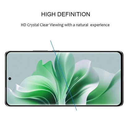 For OPPO Reno11 Pro Global 9H HD 3D Curved Edge Tempered Glass Film(Black) - Reno11 Pro Tempered Glass by PMC Jewellery | Online Shopping South Africa | PMC Jewellery | Buy Now Pay Later Mobicred