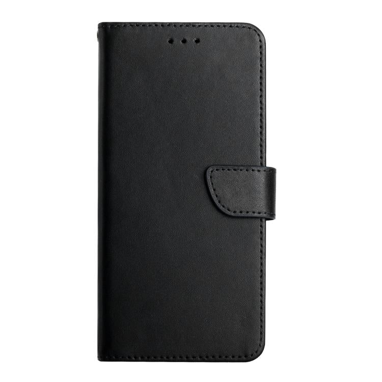 For Honor X9c Smart HT02 Genuine Leather Fingerprint-proof Flip Phone Case(Black) - Honor Cases by PMC TechLife | Online Shopping South Africa | PMC TechLife | Buy Now Pay Later Mobicred