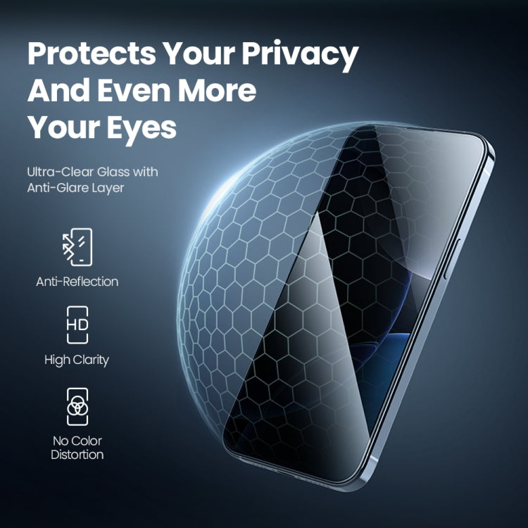 For iPhone 16 Pro NILLKIN Guardian Full Coverage Privacy Tempered Glass Film - free shipping - PMC Jewellery - Order now!