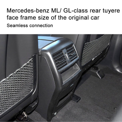 For Mercedes Benz ML320 / GL450 Car Rear Air Conditioner Air Outlet Panel Cover 166 680 7003, Style:Single Hole(Carbon Fiber) - Air Conditioning System by PMC Jewellery | Online Shopping South Africa | PMC Jewellery | Buy Now Pay Later Mobicred