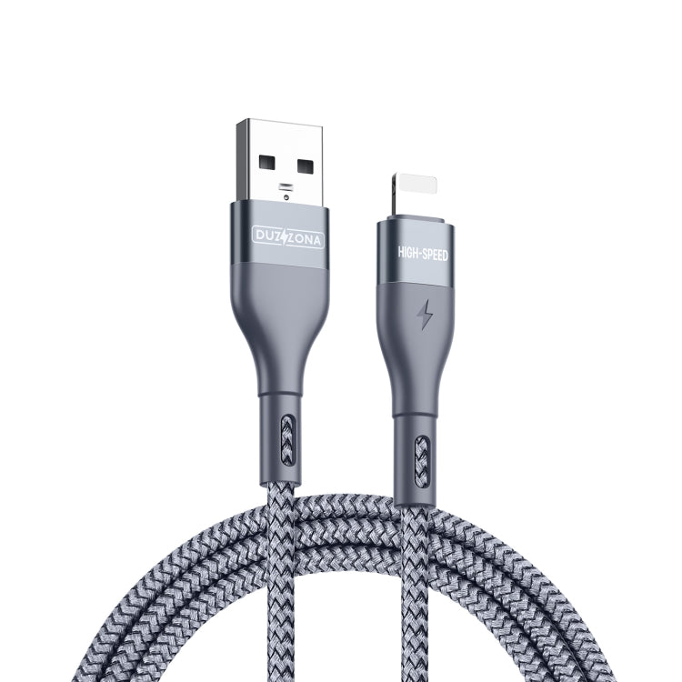 DUZZONA A7 2.4A USB to 8 Pin Charging Data Cable, Length:1m - Normal Style Cable by DUZZONA | Online Shopping South Africa | PMC Jewellery | Buy Now Pay Later Mobicred