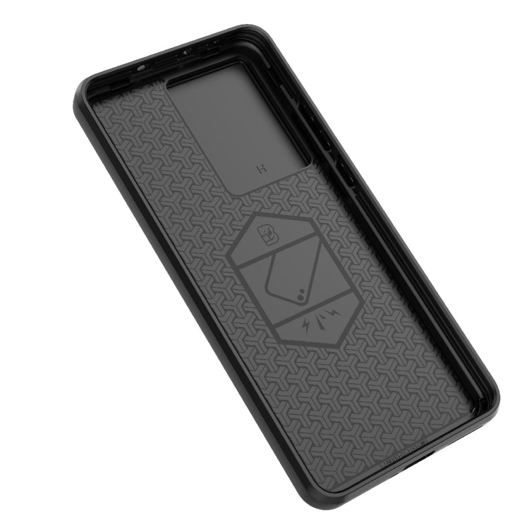 For OnePlus Nord CE3 5G Sliding Camshield TPU + PC Shockproof Phone Case with Holder(Grey) - OnePlus Cases by PMC TechLife | Online Shopping South Africa | PMC TechLife | Buy Now Pay Later Mobicred