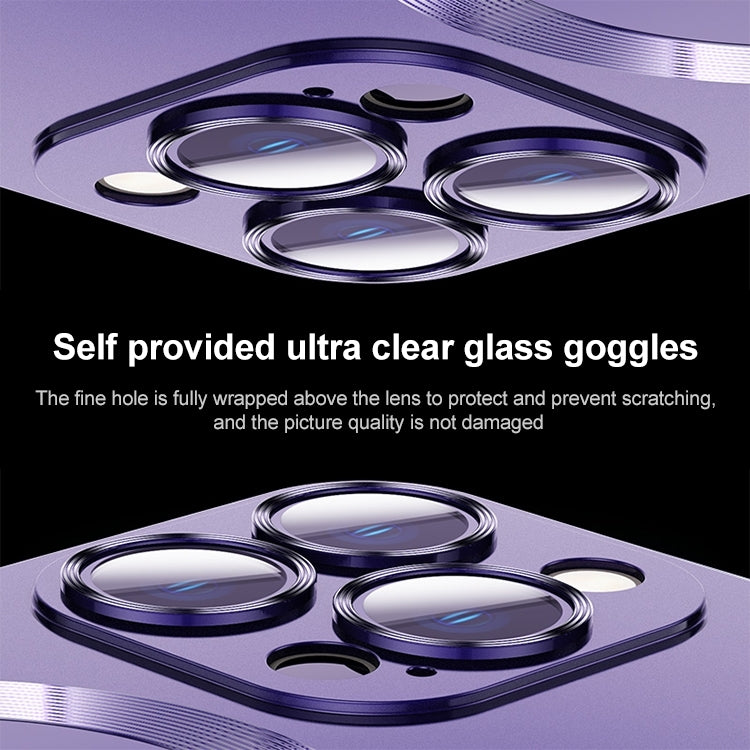 For iPhone 15 Plus Liquid Lens Protector Magsafe Phone Case(Silver) - iPhone 15 Plus Cases by PMC TechLife | Online Shopping South Africa | PMC TechLife