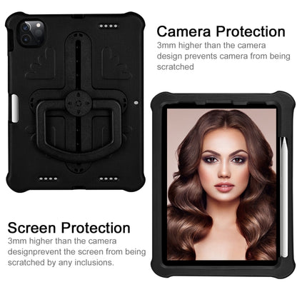 For iPad Pro 11 2024 Shield 360 Rotation Handle EVA Shockproof PC Tablet Case(Black) - iPad Pro 11 2024 Cases by PMC Jewellery | Online Shopping South Africa | PMC Jewellery | Buy Now Pay Later Mobicred