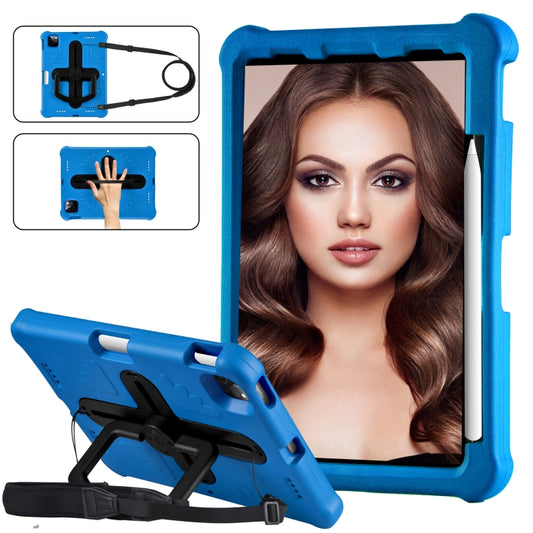 For iPad Air 11 2024 Shield 360 Rotation Handle EVA Shockproof PC Tablet Case(Blue Black) - iPad Air 11 2024 Cases by PMC Jewellery | Online Shopping South Africa | PMC Jewellery | Buy Now Pay Later Mobicred