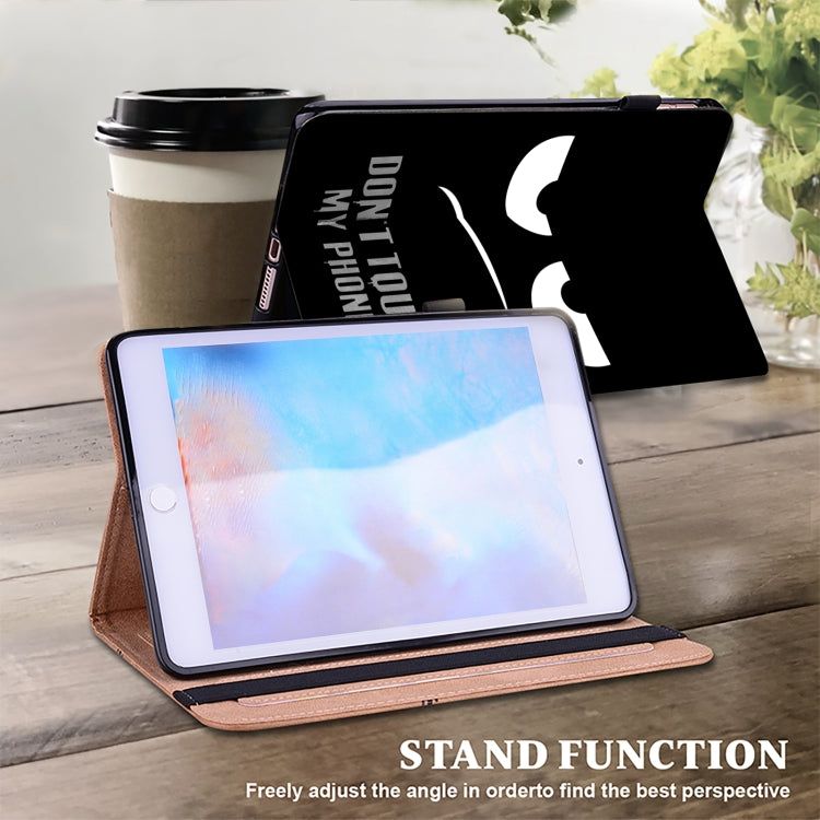 For Lenovo Tab M11 / Xiaoxin Pad 11 2024 Crystal Texture Painted Leather Tablet Case(Dont Touch My Phone) - Lenovo by PMC Jewellery | Online Shopping South Africa | PMC Jewellery | Buy Now Pay Later Mobicred