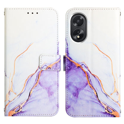 For OPPO A38 4G Global PT003 Marble Pattern Flip Leather Phone Case(LS006) - A38 Cases by PMC Jewellery | Online Shopping South Africa | PMC Jewellery | Buy Now Pay Later Mobicred