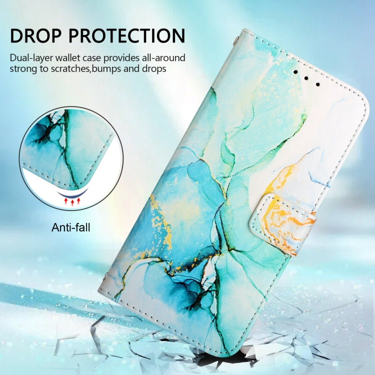 For Huawei Pura 70 Pro / 70 Pro+ PT003 Marble Pattern Flip Leather Phone Case(LS003 Green) - Huawei Cases by PMC Jewellery | Online Shopping South Africa | PMC Jewellery | Buy Now Pay Later Mobicred