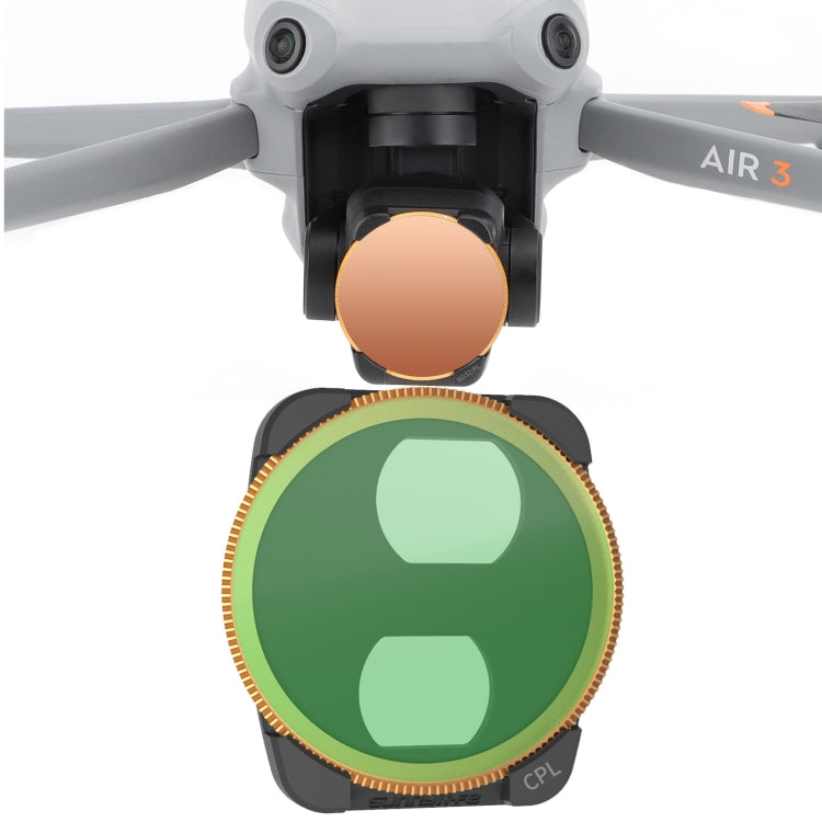 For DJI Air 3 Sunnylife Camera Lens Filter, Filter:CPL - free shipping - PMC TechLife - Order now!