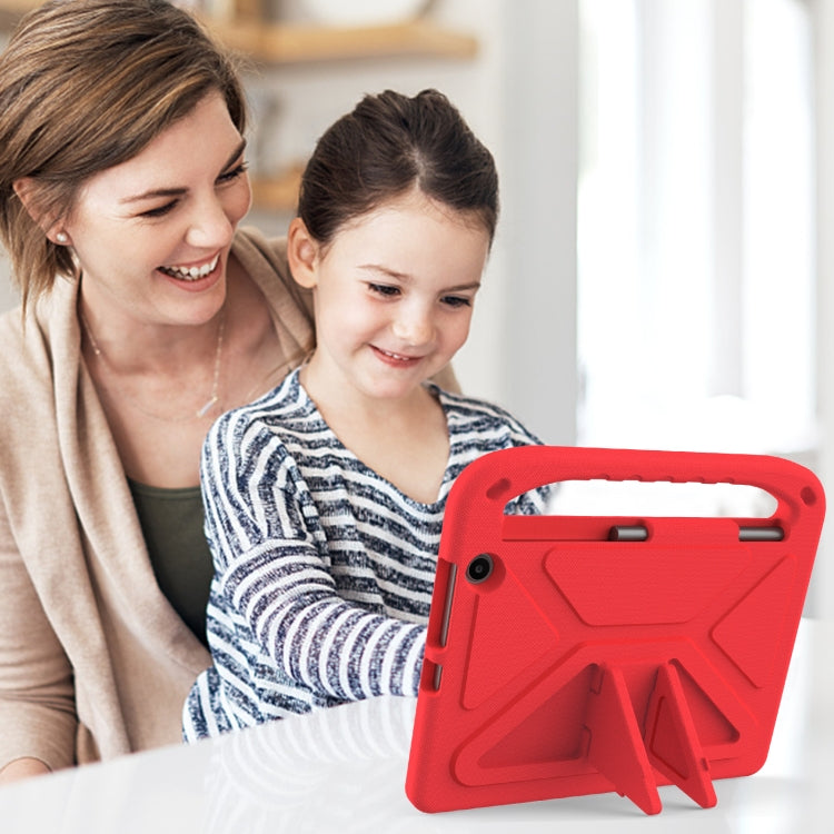 For Amazon Kindle Fire Max 11 Handle EVA Shockproof Tablet Case with Holder(Red) - Amazon by PMC TechLife | Online Shopping South Africa | PMC TechLife | Buy Now Pay Later Mobicred