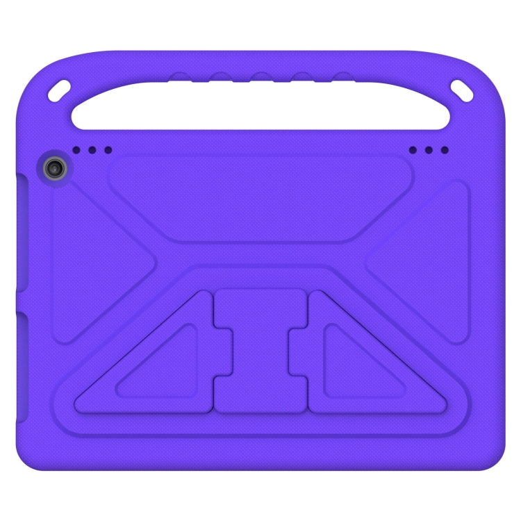 For Amazon Kindle Fire HD 10 2023 Handle EVA Shockproof Tablet Case with Holder(Purple) - Amazon by PMC TechLife | Online Shopping South Africa | PMC TechLife | Buy Now Pay Later Mobicred