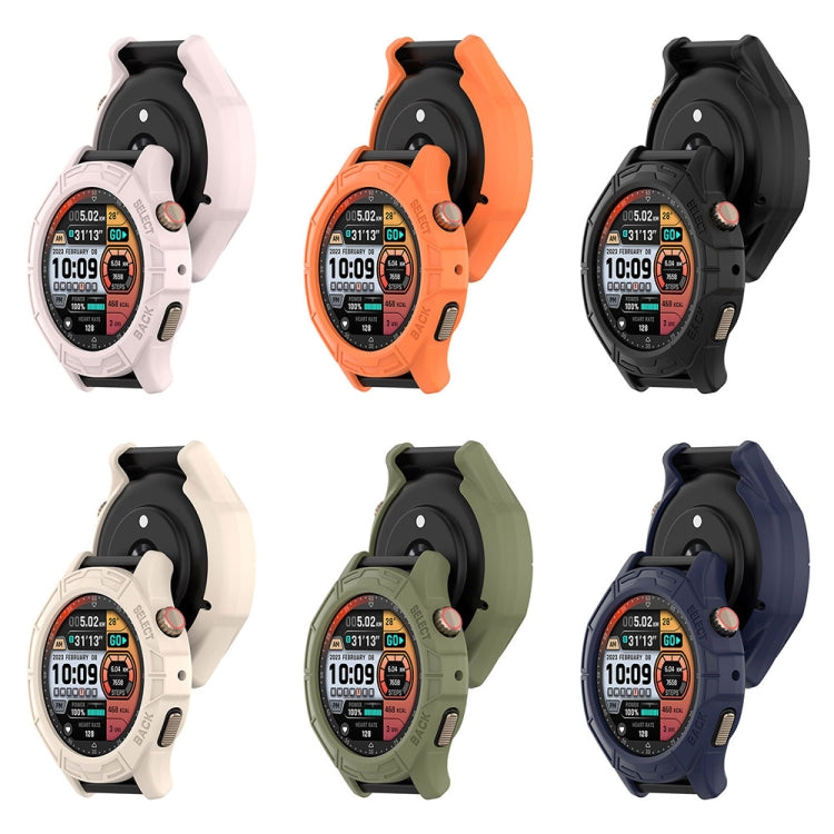 For Amazfit Cheetah / Cheetah Pro Armor Hollow Watch Protective Case(Starlight Color) - Watch Cases by PMC TechLife | Online Shopping South Africa | PMC TechLife