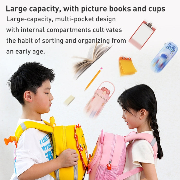 Children Cartoon Anti-Lost Small School Bag Backpack(Dinosaur Duck) - Double-shoulder Bags by PMc TechLife | Online Shopping South Africa | PMc TechLife | Buy Now Pay Later Mobicred