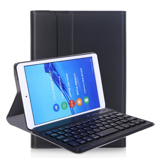 A0T8 For Huawei MatePad T8 8 inch ABS Ultra-thin Detachable Bluetooth Keyboard Voltage PU Leather Tablet Case with Bracket(Black) - Huawei Keyboard by PMC Jewellery | Online Shopping South Africa | PMC Jewellery